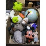 Girard et Barrere, terrestrial globe Mickey Mouse money box, Shreck toy, etc.