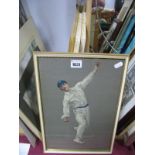 A. Chevallier Taylor 1905, Set of Four Early XX Century Cricket prints, of D.W.G Grace, Wilfred