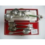 Elizabeth II & Prince Philip Silver Wedding Anniversary 1947-1972 Hallmarked Silver Spoon, in fitted