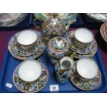 Noritake Early XX Century Tea Ware, of fifteen pieces, multicoloured:- One Tray.