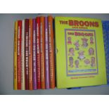 Eleven Facsimile Annuals Relating to 'The Broons' and OOR Wullie', some duplication noted.