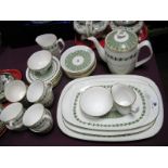 A Matched Spode 'Provence' China Tea Service, with graduating meat plates, etc, (approximately