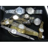 Ladies and Gent's Wristwatches, including Accurist, Rone, Rotary, Titan, Ingersoll, Montine etc.