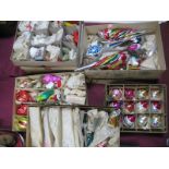 A Quantity of Vintage Christmas Baubles, tree light bulbs, etc. (6)