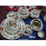 A Early XX Century Mason's Tea For Two Set, with Chinoiserie decoration, other Mason's ware:- One