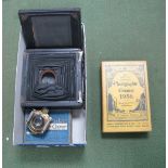 A Late XIX/Early XX Century Plate Camera, an unopened box of Imperial Fine Grain Ordinary plates;