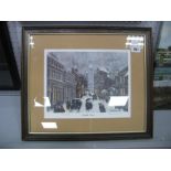 George Cunningham, Signed Limited Edition Print of Norfolk Street, 168 of 500, signed lower right.