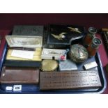 Crib Board, ink pens, high compact, lighter, etc:- One Tray