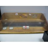 A Circa Mid XX Century Counter Top Sweet Shop Display Tray, 59cm wide.