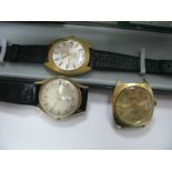 Bentima Star; A 9ct Gold Cased Openface Gent's Wristwatch, the signed dial with Arabic numerals, and