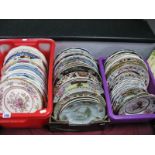 A Large Collection of XIX Century and Later Ashworth and Mason's Ironstone Plates:- Three Boxes