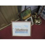 John Gillo, Signed Colour Print, Hannah Cole print and others.