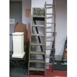 Pine Step Ladders, and ladder.