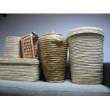 Ali Baba Basket; together with other baskets. (5)