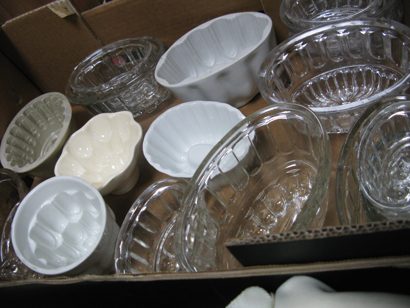 A Collection of Glass and Ceramic Moulds - One Box