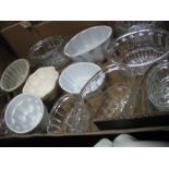 A Collection of Glass and Ceramic Moulds - One Box