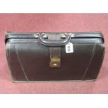 Gents Brown Leather Briefcase.