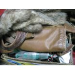 Leather Coat, dressing gown, fur style coat, etc:- One Box