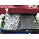 Royal Sefton Crystal Glass Wine in Case, others, two decanters.
