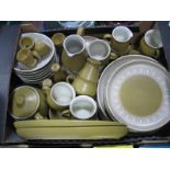 Denby Ware Dinner and Coffee Service, including plates, bowls, coffee cups, etc, (fifty-three pieces