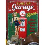 Tune up Garage Metal Wall Sign, 70 x 50cm.
