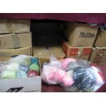 A Large Quantity of Knitting Wool Balls, (nine boxes).