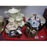 Alfred Meakin Part Tea Service, Imari pattern, bowl jug, etc:- One Tray