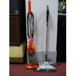 A G-Tech SW02 Cordless Vacum Cleaner, (with charger), and a Max Senior Vac. (2)