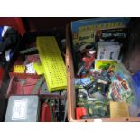 Meccano Accessories, (red, green, yellow), US 'Dell' comics (Tom & Jerry, Andy Pandy, Yogi etc),