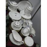 A Royal Worcester 'Francesca' Dinner Service, of approximately fifty seven pieces, all 1st quality.