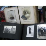 Two Photograph Albums, featuring portrait images from 1900 to 1970's.(2)