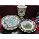 Spode 'Derby Plate', limited edition number 71/1000; Spode 'York Minster' Chalice, no 173/200 (