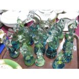 Mdina, Glass Seahorses, each with etched makers marks. (19)