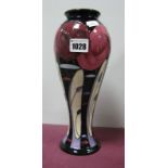 A Moorcroft First Quality 'Bellahouston' Vase, shape 75/10, 27cm high.