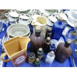 Pharmacy Bottles, Whyte Mackay, Scotch whisky, water jug, Stones water jug, jelly moulds, etc.