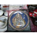 A Set of Six Minton China 'The Arthurian Legend' Plates, numbers 1-6 from the original paintings