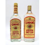 Spirits - Gordon's London Dry Gin, one litre, 40% Vol.; Gordon's Special London Dry Gin, 1 Litre,