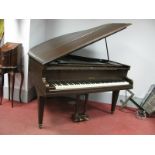 Kalmand Mahogany Framed Baby Grand Piano, circa 1920's, overstrung, on three tapering legs, 146cm