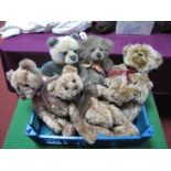 Five Modern Jointed Teddy Bears, from Charlie Bears, including 'Kitty', 'Soo Lee', 'Heather' (with