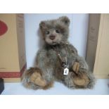 A Modern Jointed Teddy Bear by Charlie Bears, "Woodford" designed by Isabelle Lee, approximately 25"