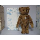 A Modern Steiff Jointed Teddy Bear #400032 1910 Replica, golden brown, growler, 45cm high, tags