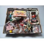 An Assortment of Dolls, Sooty jigsaw puzzle 'Tower Press', plastic figures, plus other interesting