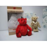Two Modern Steiff Jointed Teddy Bears, 'Little Gem' #662720, 2010, No. 457 of 1500, 26cm high. '