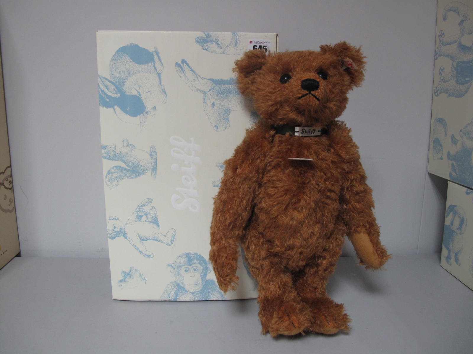 A Modern Steiff Jointed Teddy Bear #663246 British Collectors Teddy Bear 2009, reddish brown, 38cm