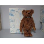 A Modern Steiff Jointed Teddy Bear #663246 British Collectors Teddy Bear 2009, reddish brown, 38cm
