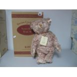 A Modern Steiff Jointed Teddy Bear with Growler #654480 Rose 38 British Collectors 1997 Mohair bear,