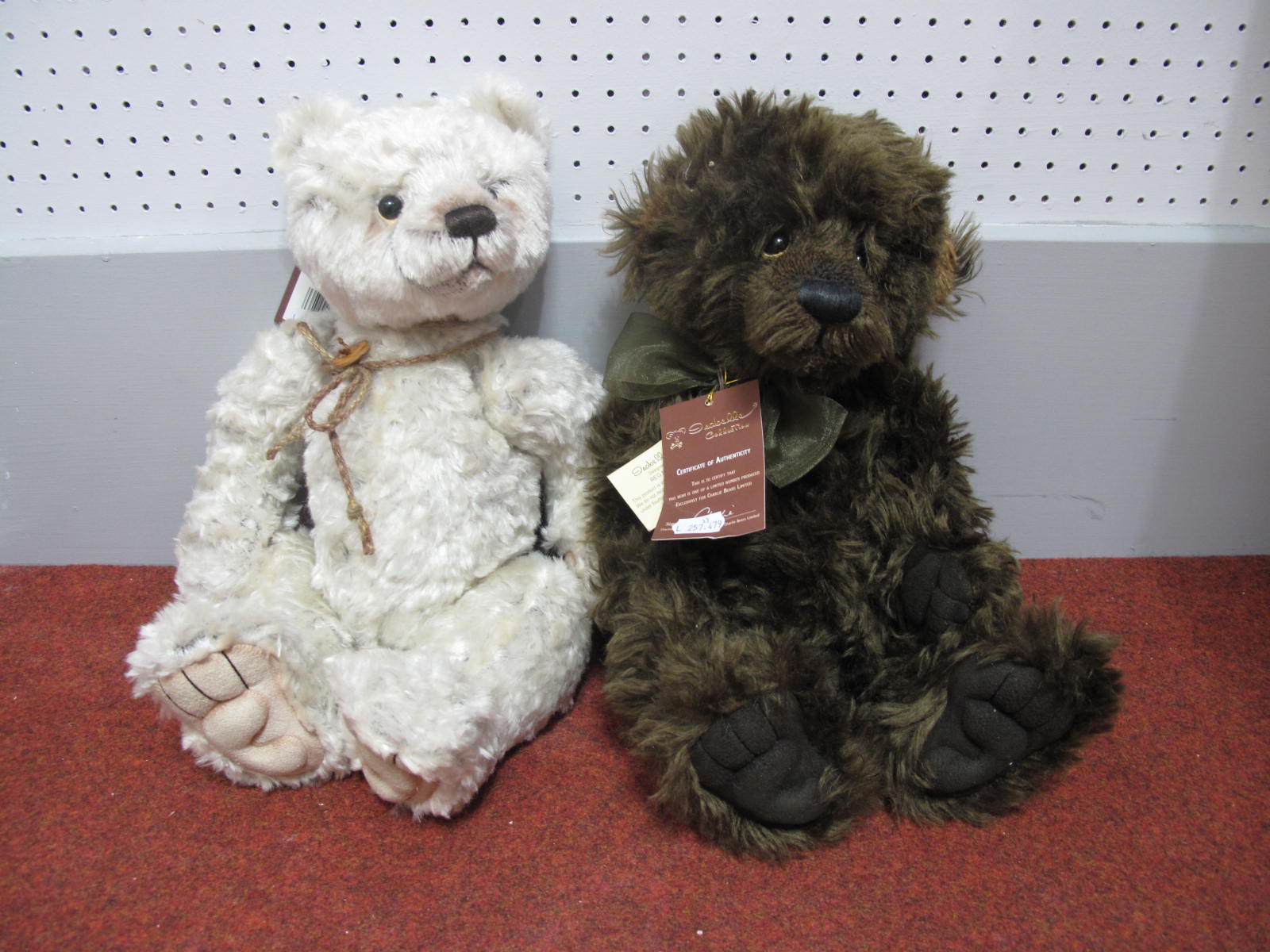 Two Modern Jointed Teddy Bears by Charlie Bears, approximately 16" high, CB141438 'Always' SJ4815 '