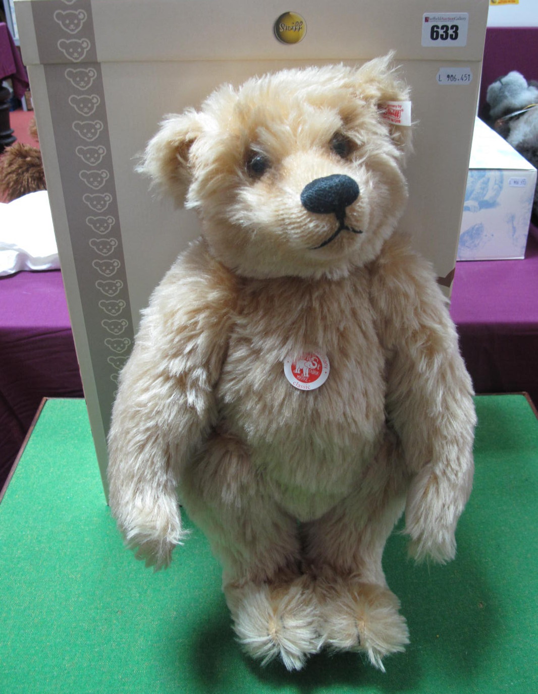 A Modern Steiff Jointed Teddy Bear #038846 Classic Mr Cinnamon, 44cm high, tags attached. Boxed