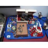 A Mixed Lot of Assorted Costume Jewellery, including necklaces, earrings, bracelet, brooches, mother