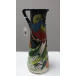 A Moorcroft First Quality Queszecotal Jug, shape JU3/12, trail 4-1-16 30.5cm high.